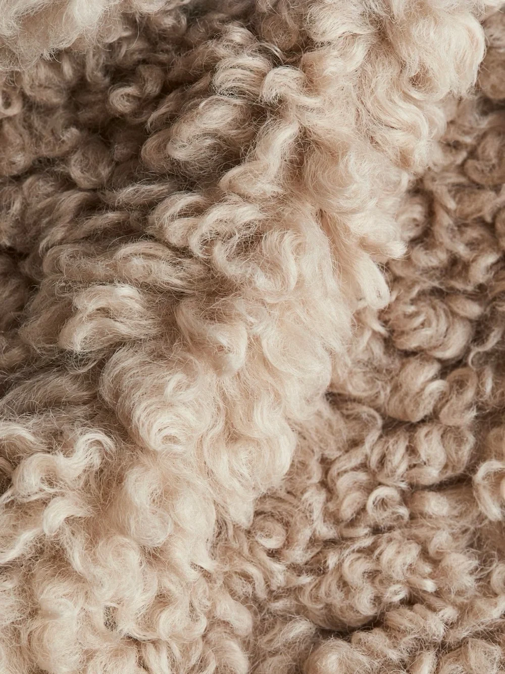 H&M Kids Creamy Beige Faux Shearling Vest